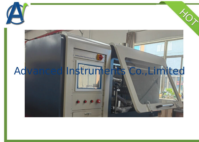 Battery Shell Flame Spraying Tester by UL 2596 Torch and Grit (TaG) Method