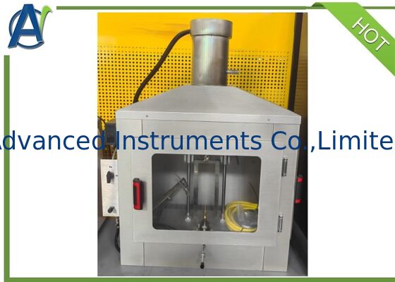 อุปกรณ์ทดสอบความเผาไหม้ของวัสดุอาคาร ISO 11925-2 เครื่องทดสอบแหล่งไฟเดียว