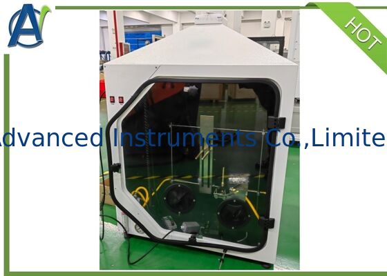 UL94 เครื่องทดสอบเพลิงแนวราบและแนวตั้ง เครื่องทดสอบการเผาไหม้วัสดุพลาสติก ISO 9772