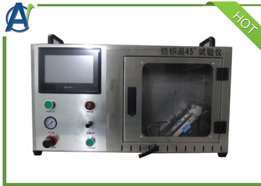 ASTM D 1230 อุปกรณ์ทดสอบความไวไฟของสิ่งทอภายใต้การเผาไหม้ 45 °