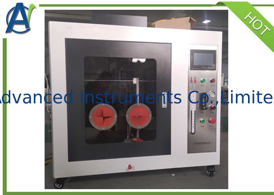 อุปกรณ์ทดสอบความไวไฟในแนวนอนและแนวตั้ง วัสดุโพลีเมอร์ IEC 60695