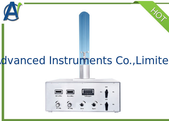 LOI จำกัด เครื่องวัดดัชนีออกซิเจนตามมาตรฐาน ASTM D2863, ISO 4589-2, NES 714