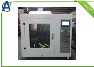 ECE R118 อัตราการเผาไหม้และเครื่องทดสอบการแพร่กระจายเปลวไฟสำหรับสายไฟฟ้า