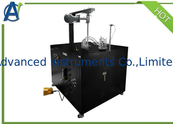 EN 136 เครื่องทดสอบความต้านทานเปลวไฟแบบหน้ากากเต็มหน้าพร้อมหัวเผา 6 TEKLU