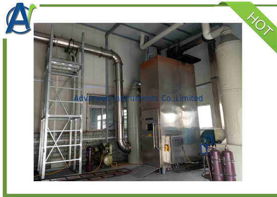 Flame Spread Vertical Burning Instrument สำหรับการทดสอบการปล่อยความร้อนของสายเคเบิลที่ให้มา