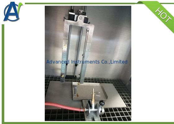 การทดสอบแหล่งกำเนิดเปลวไฟเดี่ยวอุปกรณ์ทดสอบความไวไฟ EN ISO 11925-2 และ DIN 53438