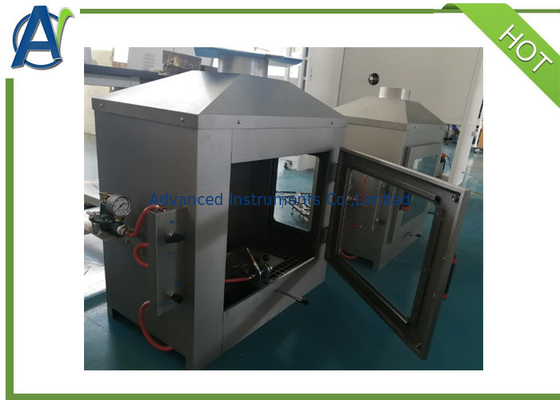 การทดสอบแหล่งกำเนิดเปลวไฟเดี่ยวเครื่องมือทดสอบความไวไฟ EN ISO 11925-2 และ DIN 53438