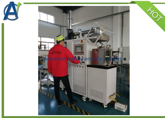 BS 476-15 ISO 5660 ASTM E1354 Cone Calorimeter เครื่องทดสอบ